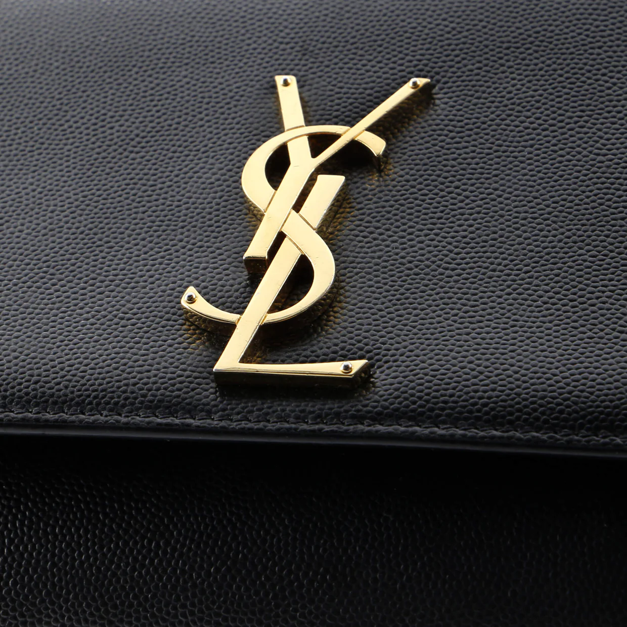 Classic Monogram Crossbody Bag Grainy Leather Medium - Deep Luxury
