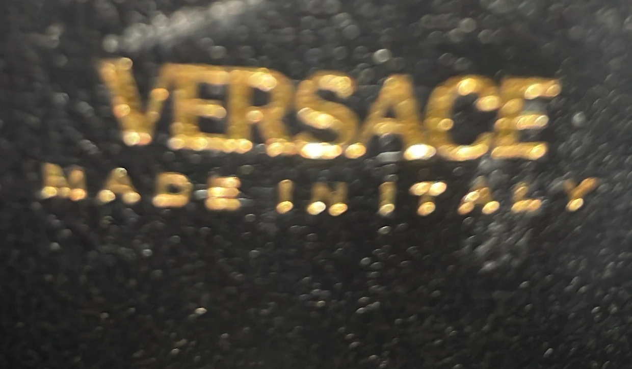 La Medusa Top Handle Bag Tweed with Patent Small - Deep Luxury