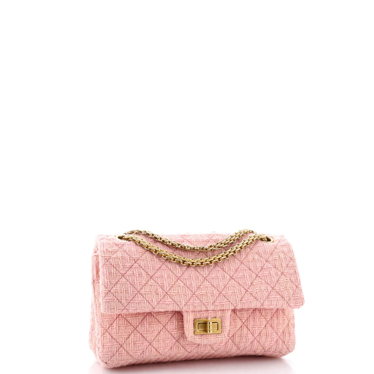 Reissue 2.55 Flap Bag Quilted Tweed 225 - Deep Luxury