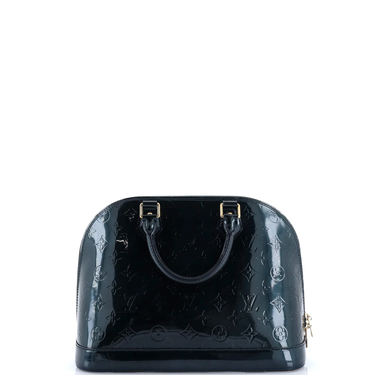 Alma Handbag Monogram Vernis PM - Deep Luxury