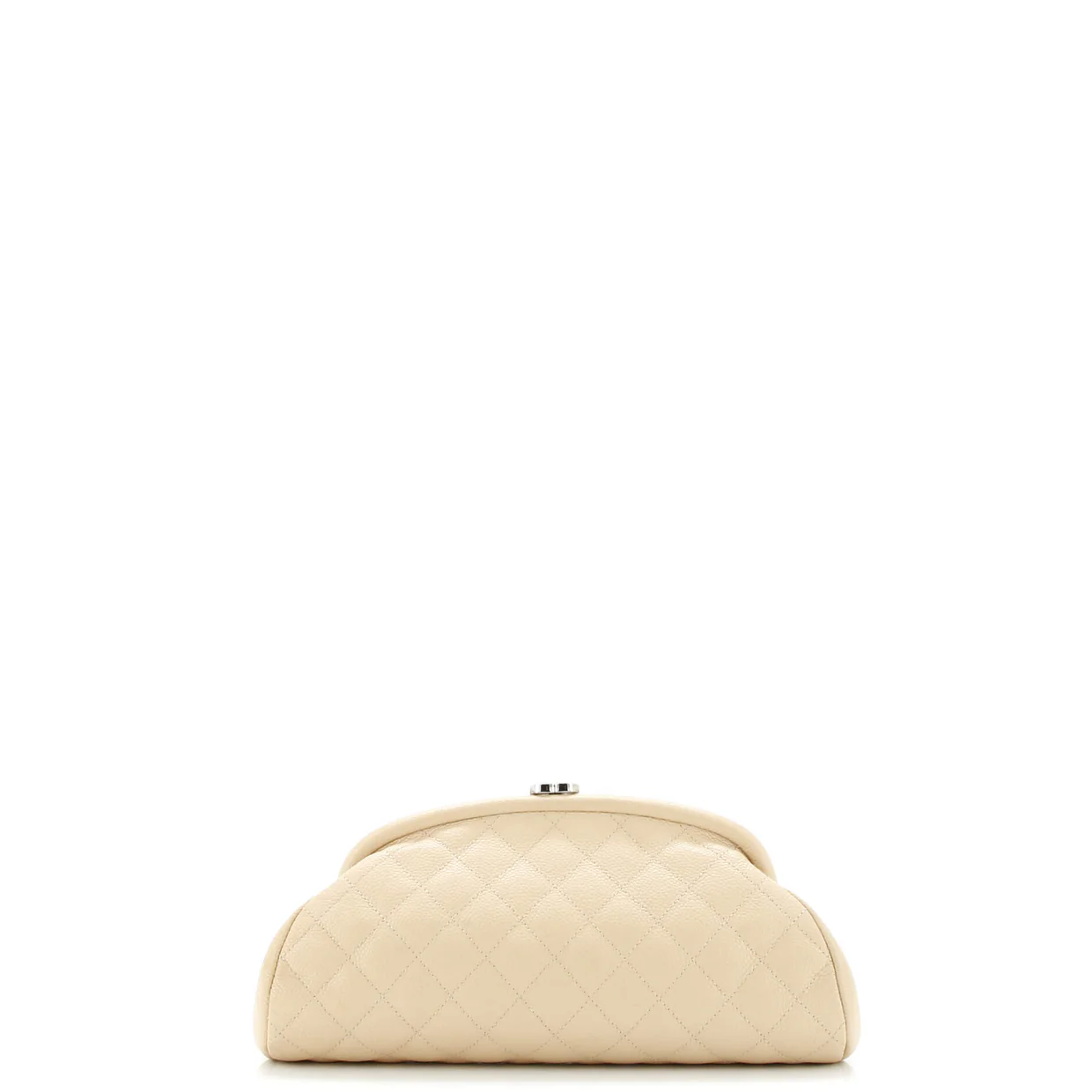 Timeless Clutch Quilted Caviar - Deep Luxury