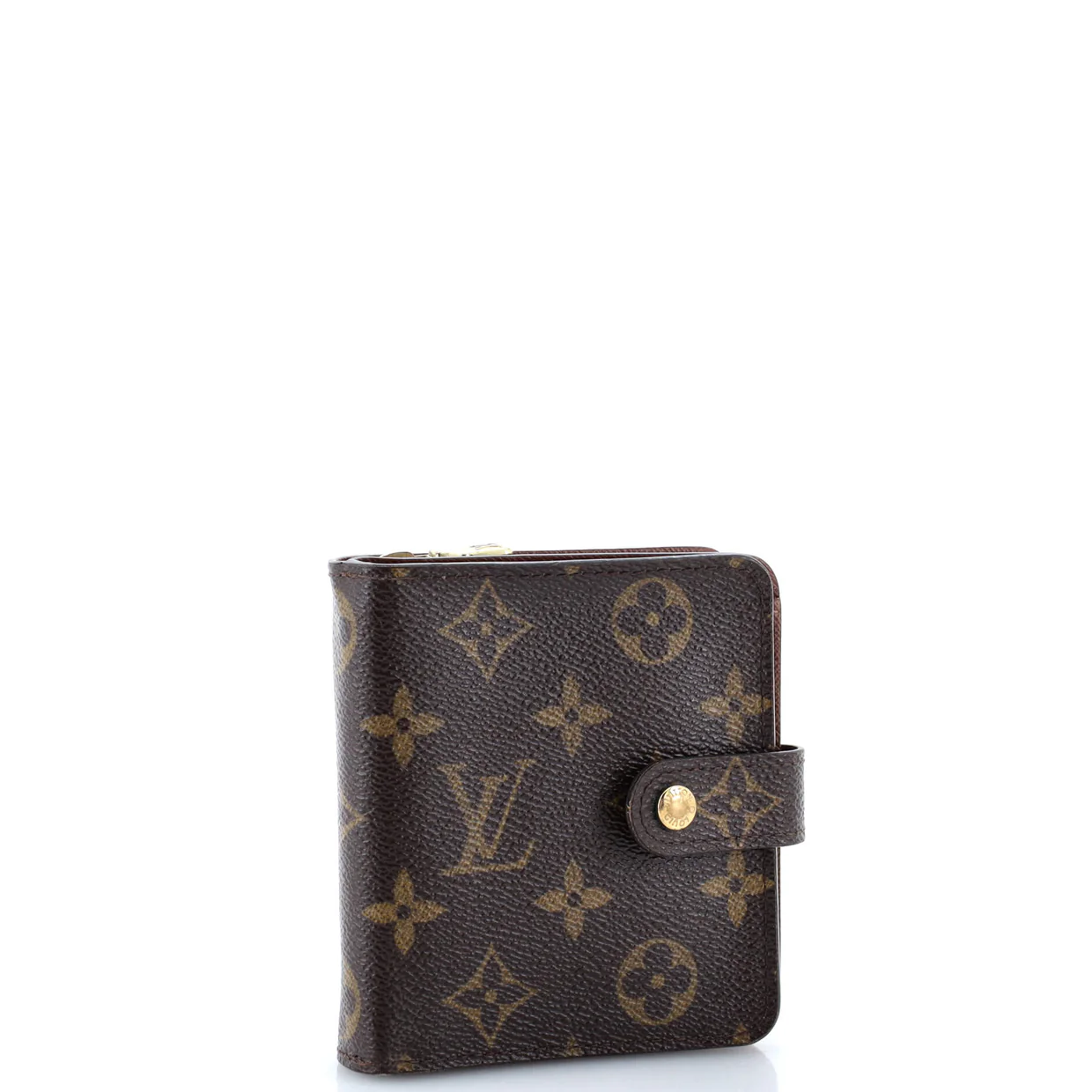Compact Zippe Wallet Monogram Canvas - Deep Luxury