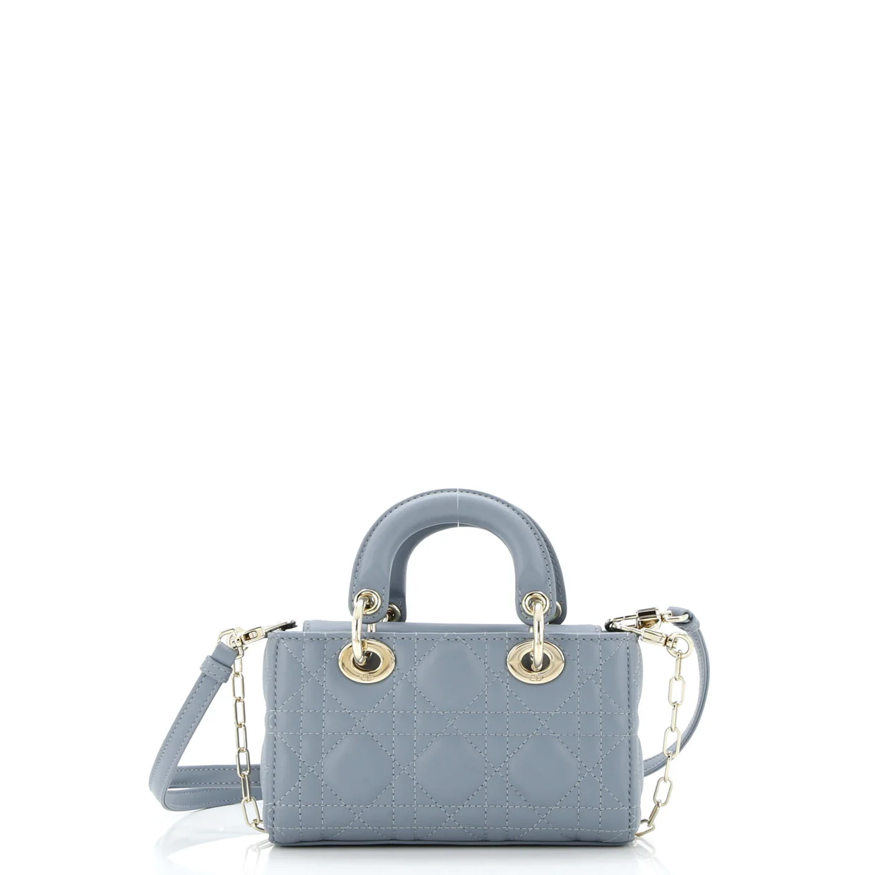 Lady D-Joy Bag Cannage Quilt Lambskin Micro - Deep Luxury