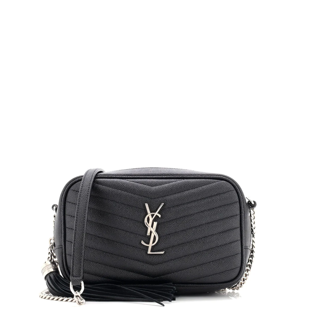 Lou Camera Bag Matelasse Chevron Leather Mini - Deep Luxury