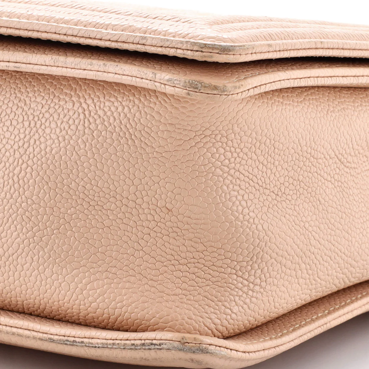 Boy Flap Bag Quilted Caviar Large - Deep Luxury