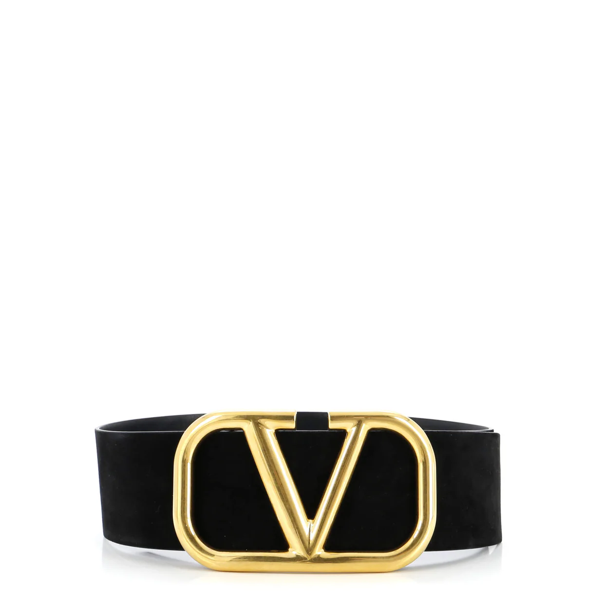 VLogo Belt Leather Extra Wide 100 - Deep Luxury