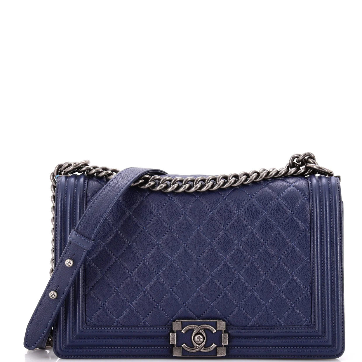 Boy Flap Bag Quilted Calfskin New Medium - Deep Luxury