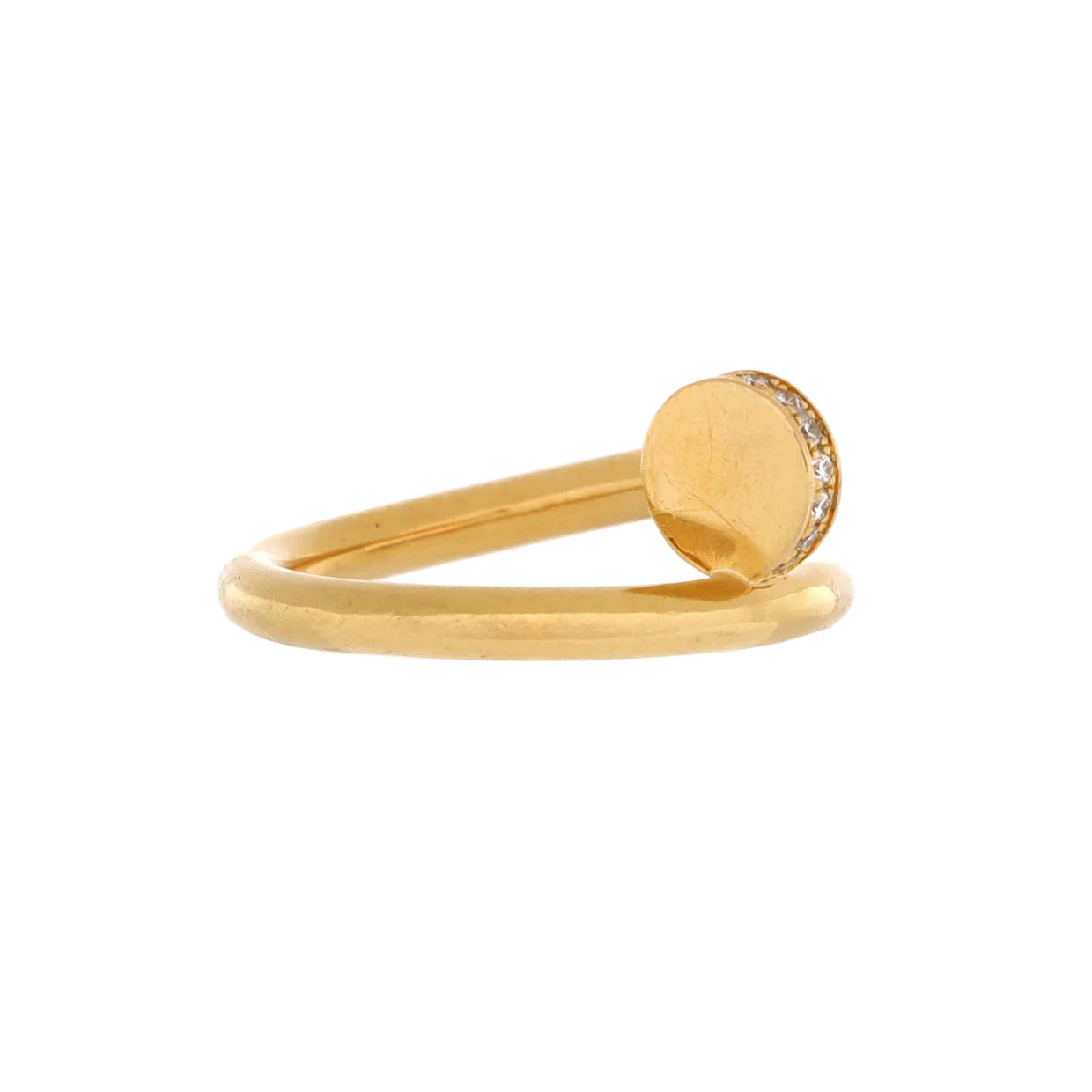 Juste un Clou Ring 18K Yellow Gold and Diamonds - Deep Luxury