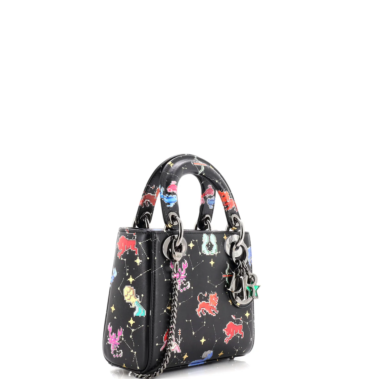 Lady Dior Bag Printed Leather Mini - Deep Luxury