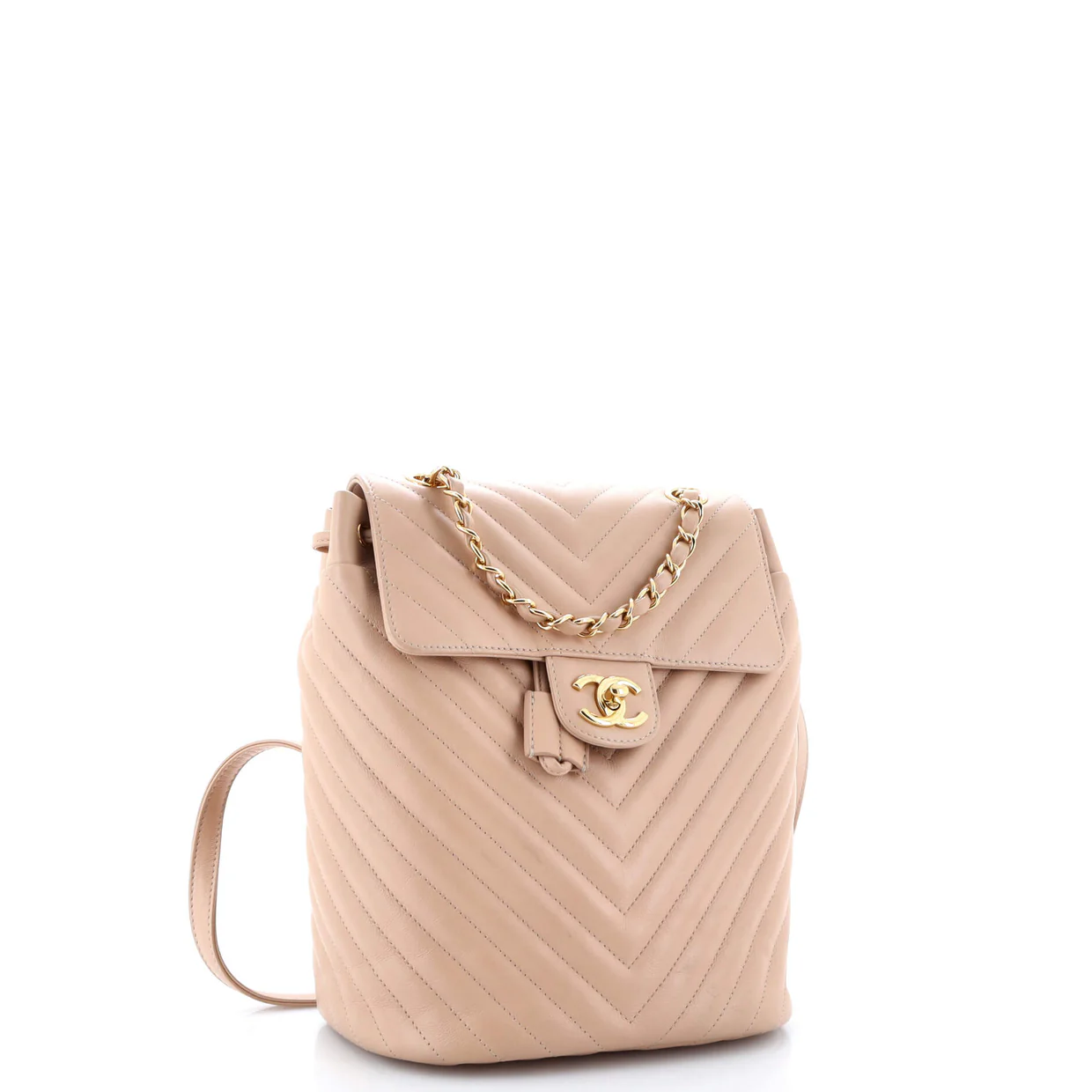 Urban Spirit Backpack Chevron Leather Small - Deep Luxury