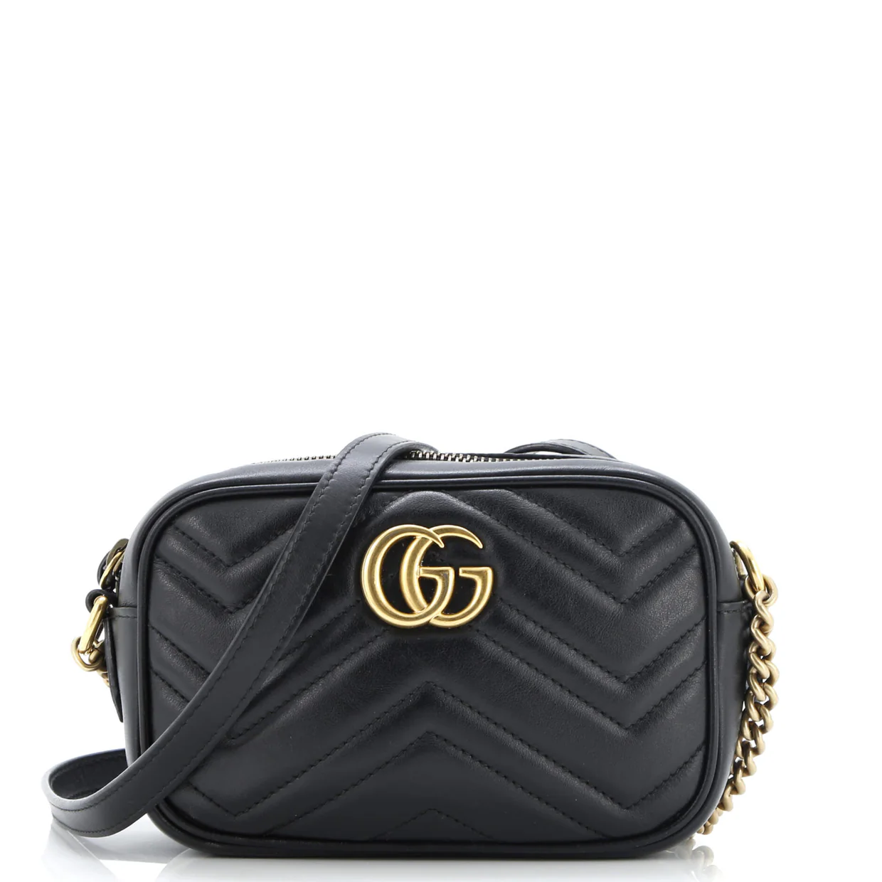 GG Marmont Shoulder Bag Matelasse Leather Mini - Deep Luxury