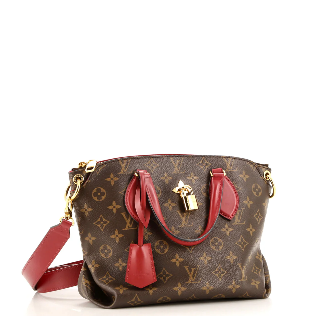 Flower Zipped Tote Monogram Canvas PM - Deep Luxury