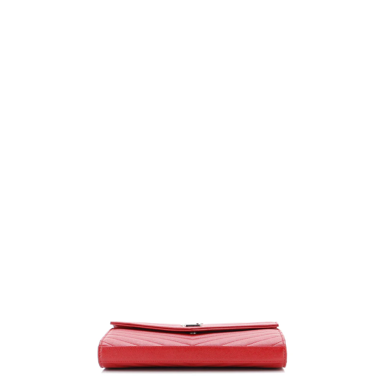 Classic Monogram Wallet on Chain Matelasse Chevron Leather Medium - Deep Luxury