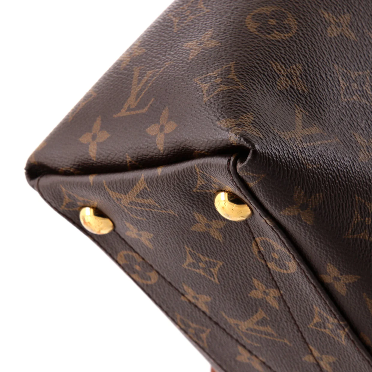 V Tote Monogram Canvas and Leather MM - Deep Luxury