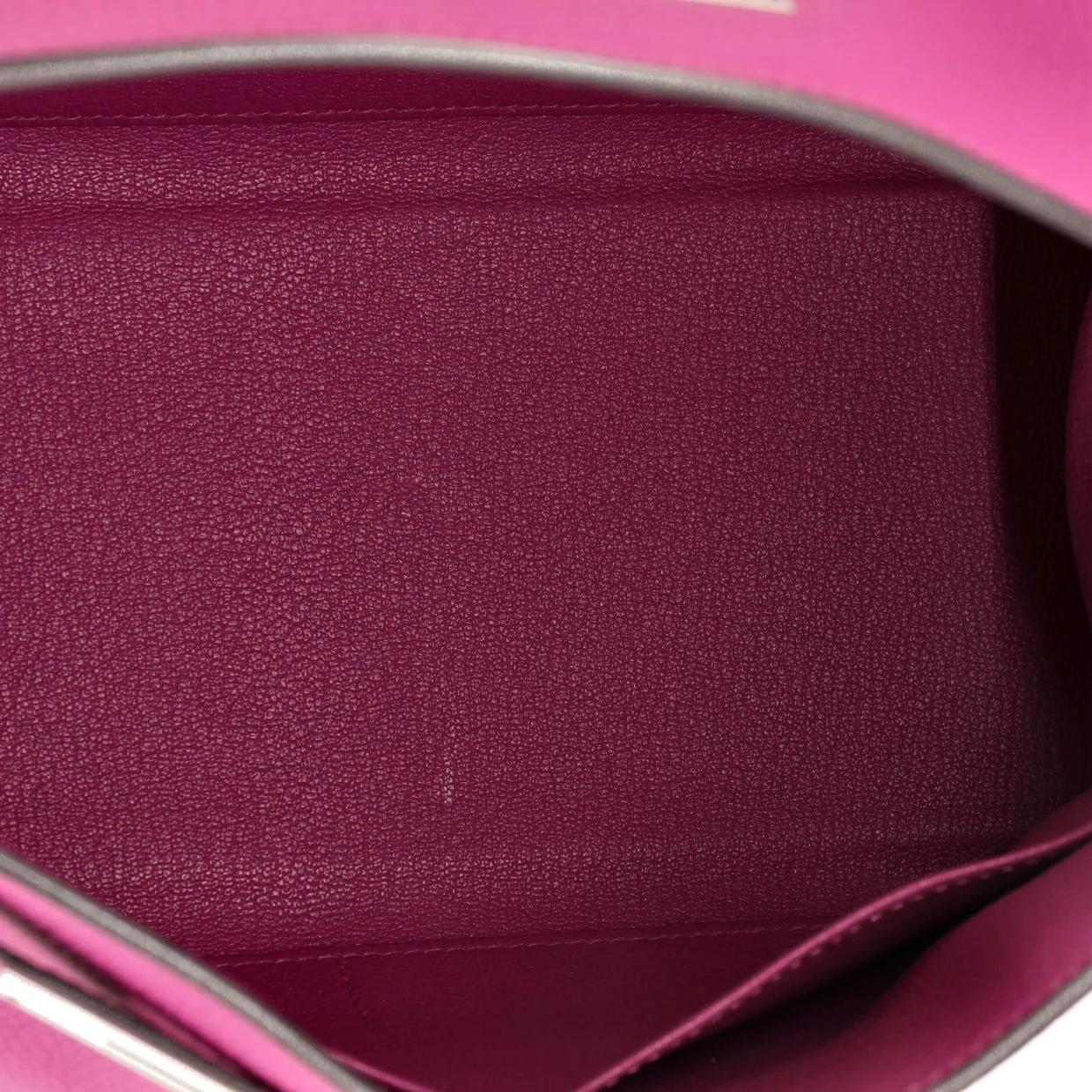 Kelly Handbag Rose Pourpre Togo with Palladium Hardware 28 - Deep Luxury
