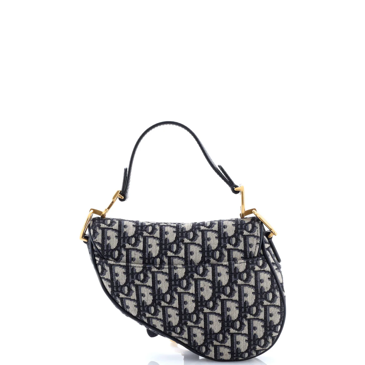 Saddle Handbag Oblique Canvas Mini - Deep Luxury