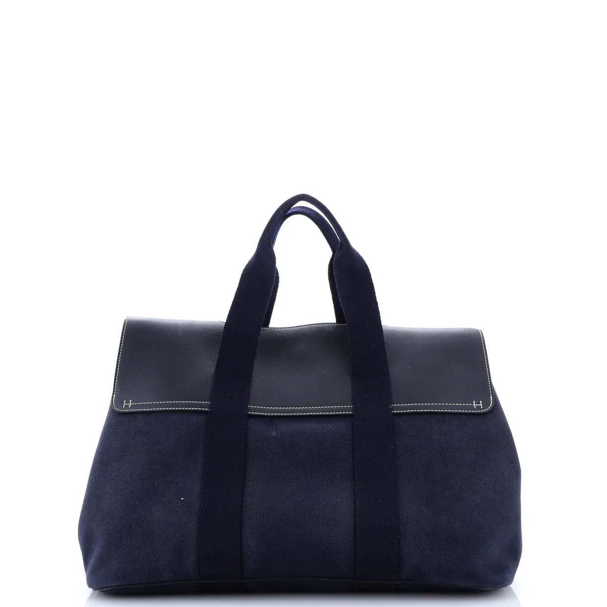 Valparaiso Bag Toile and Leather MM - Deep Luxury