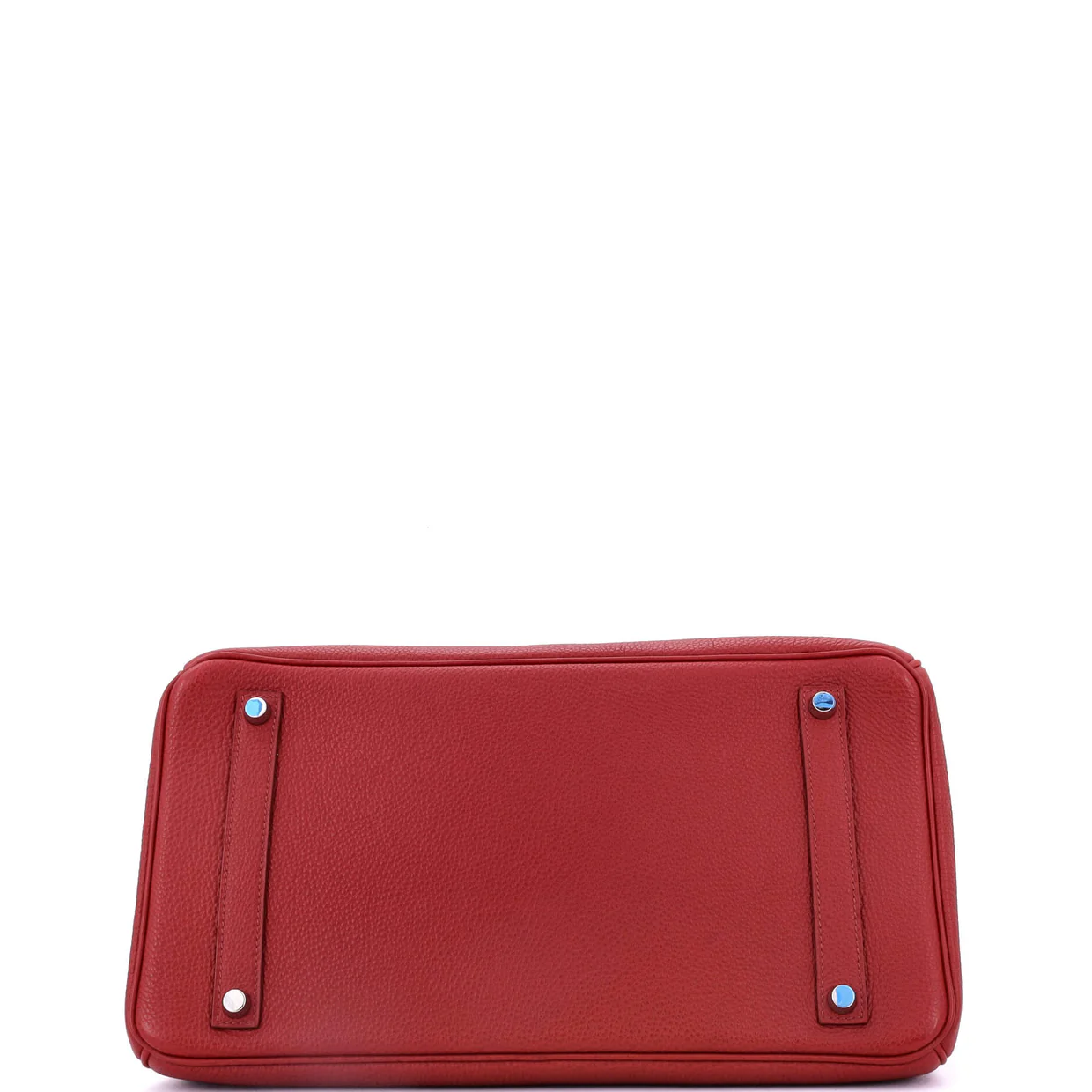 Birkin Handbag Rouge Garance Vache Trekking with Palladium Hardware 35 - Deep Luxury