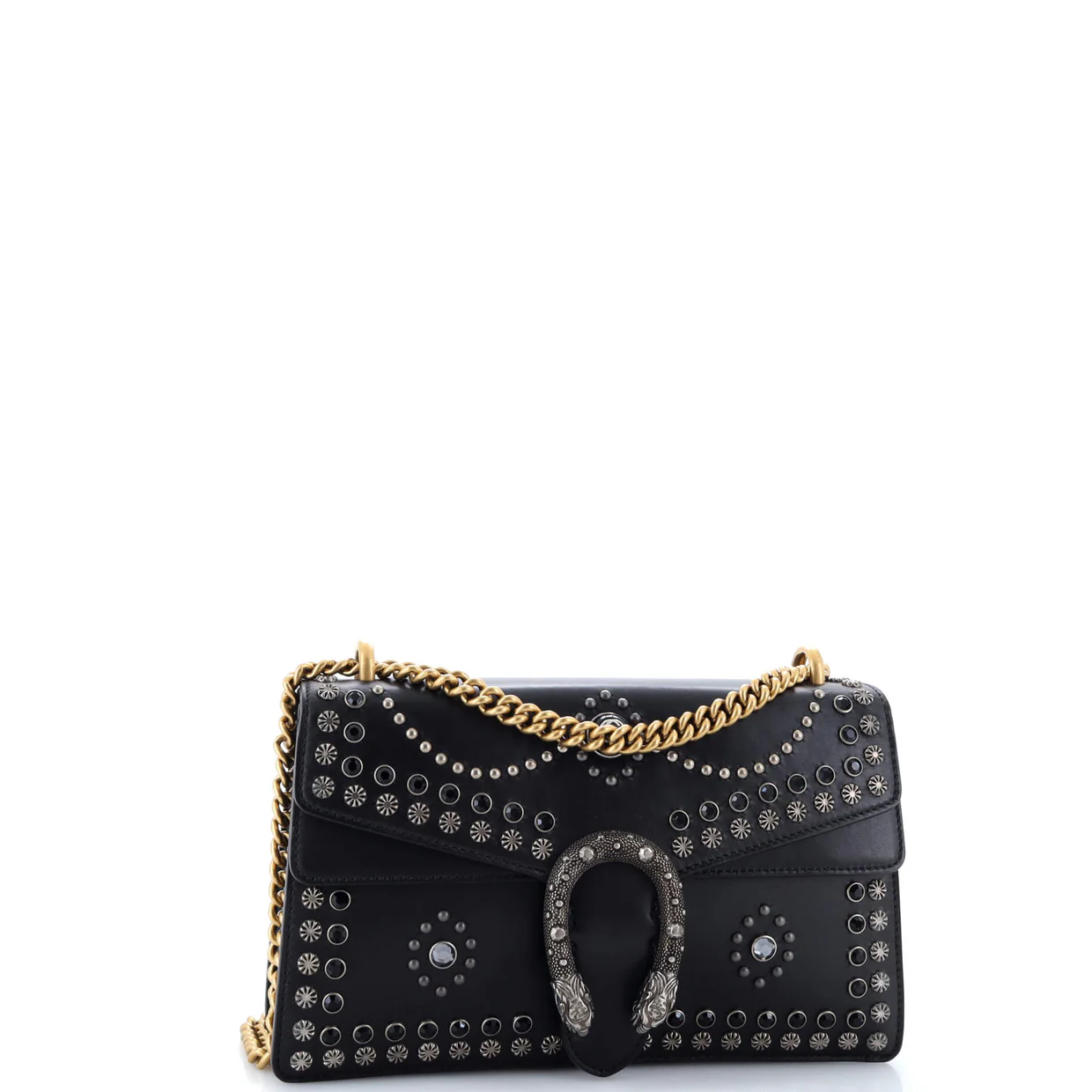 Dionysus Bag Studded Leather Small - Deep Luxury