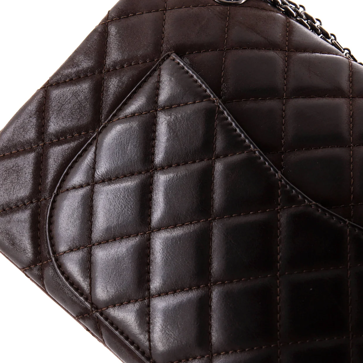 Reissue 2.55 Flap Bag Quilted Iridescent Calfskin 227 - Deep Luxury