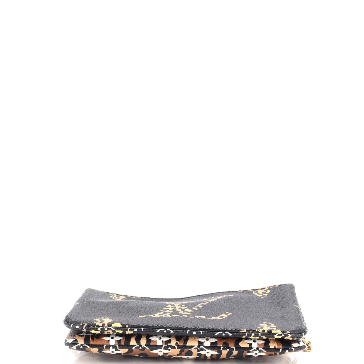 Double Zip Pochette Limited Edition Jungle Monogram Giant - Deep Luxury