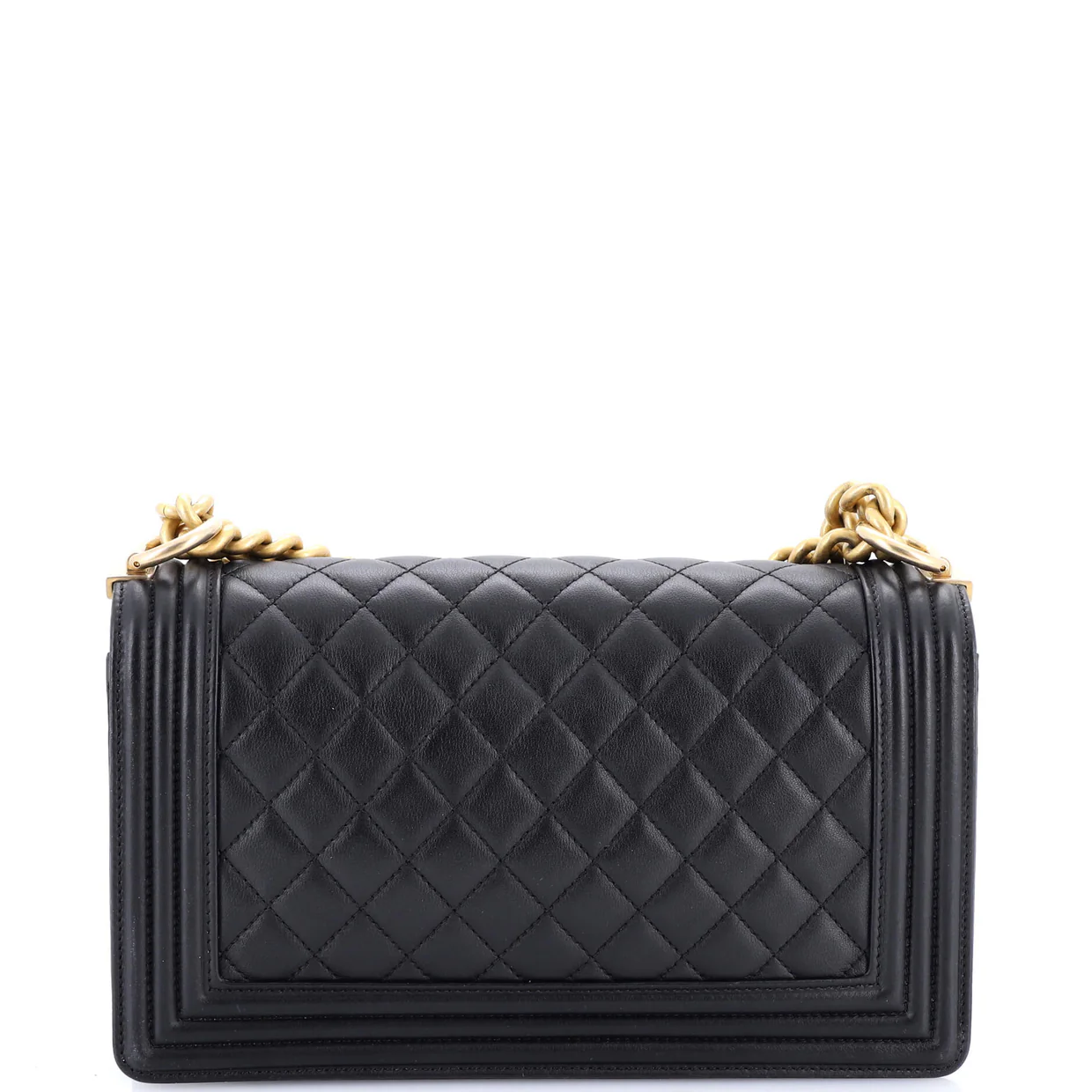 Boy Flap Bag Quilted Calfskin Old Medium - Deep Luxury