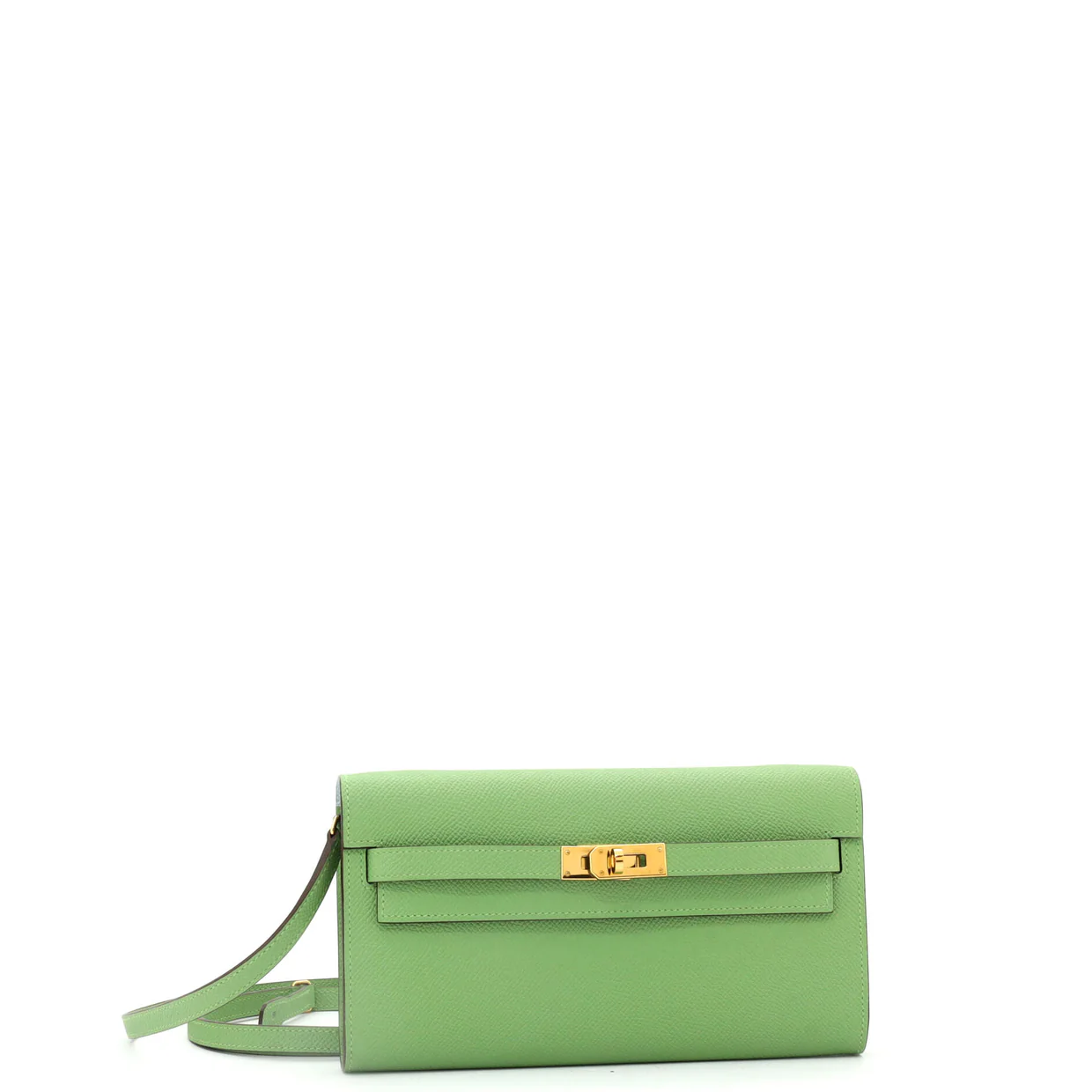 Kelly To Go Wallet Verso Epsom - Deep Luxury