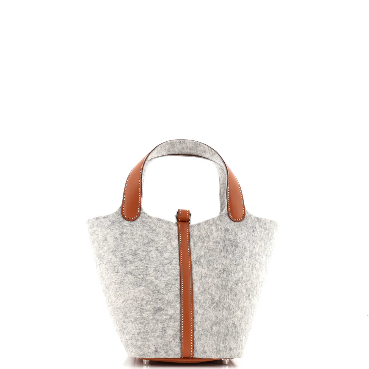 Picotin Lock Bag Felt with Leather PM - Deep Luxury