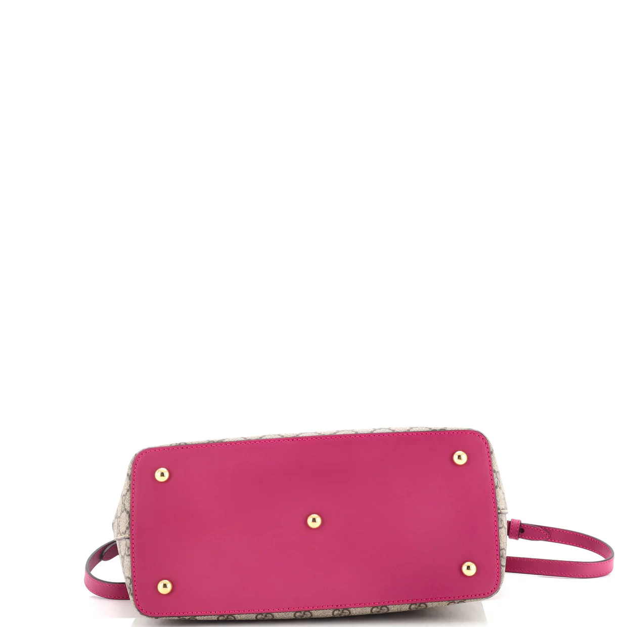 Signature Fold Over Tote GG Coated Canvas Medium - Deep Luxury