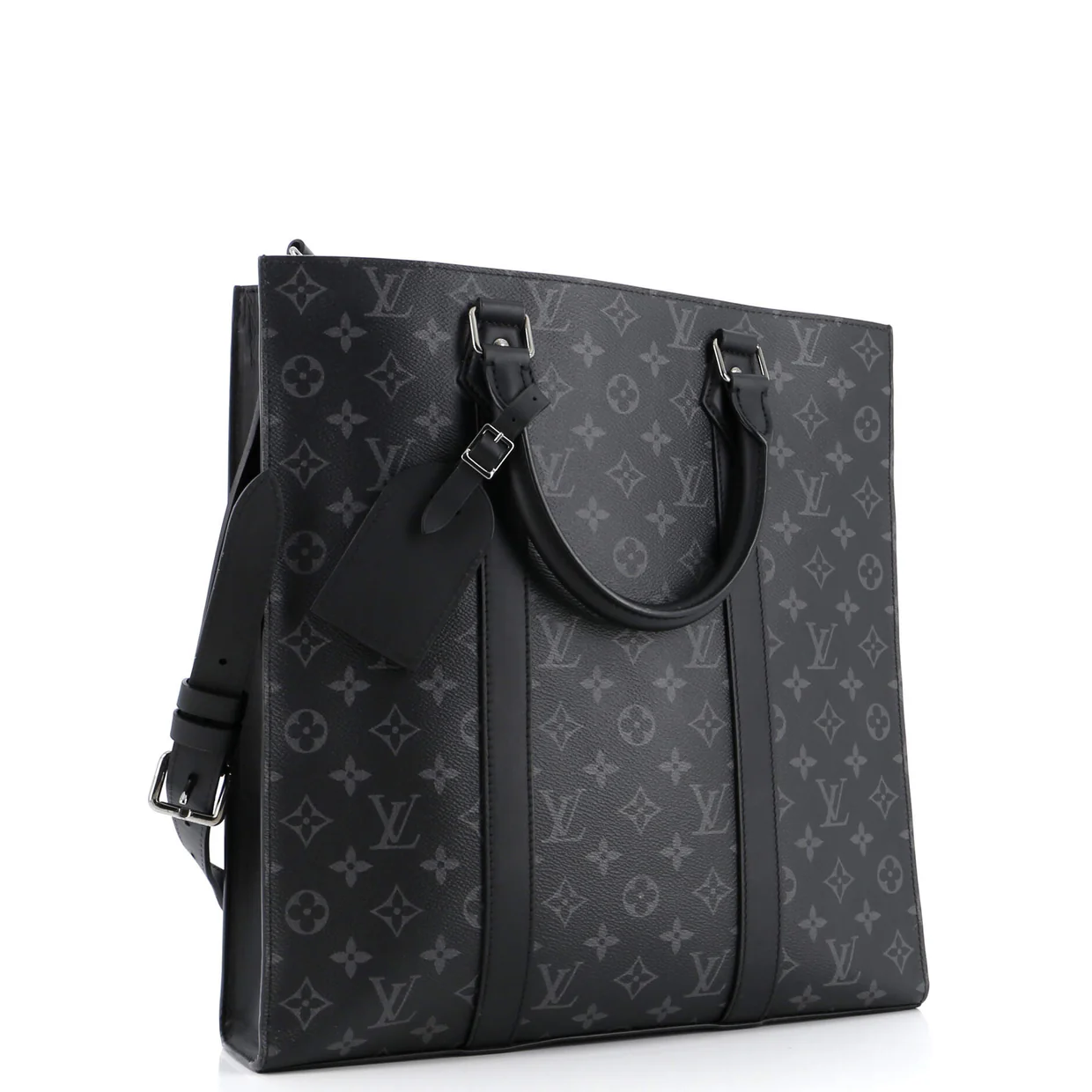 Sac Plat Bag Monogram Eclipse Canvas - Deep Luxury