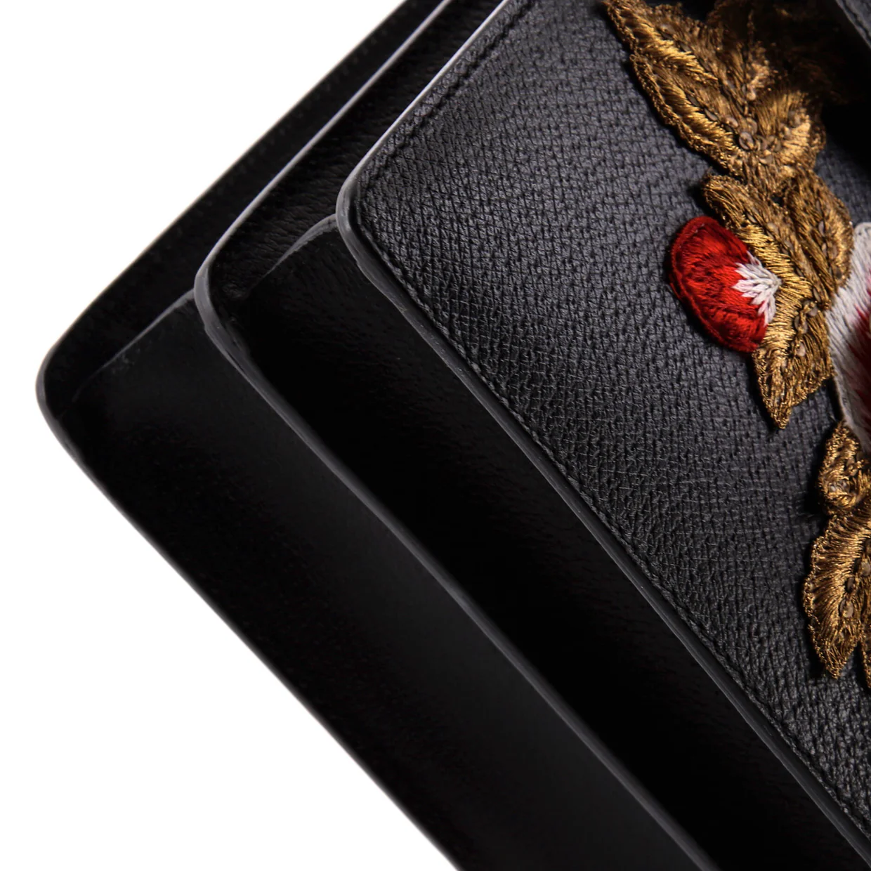 Web Dionysus Bag Embroidered Leather Medium - Deep Luxury