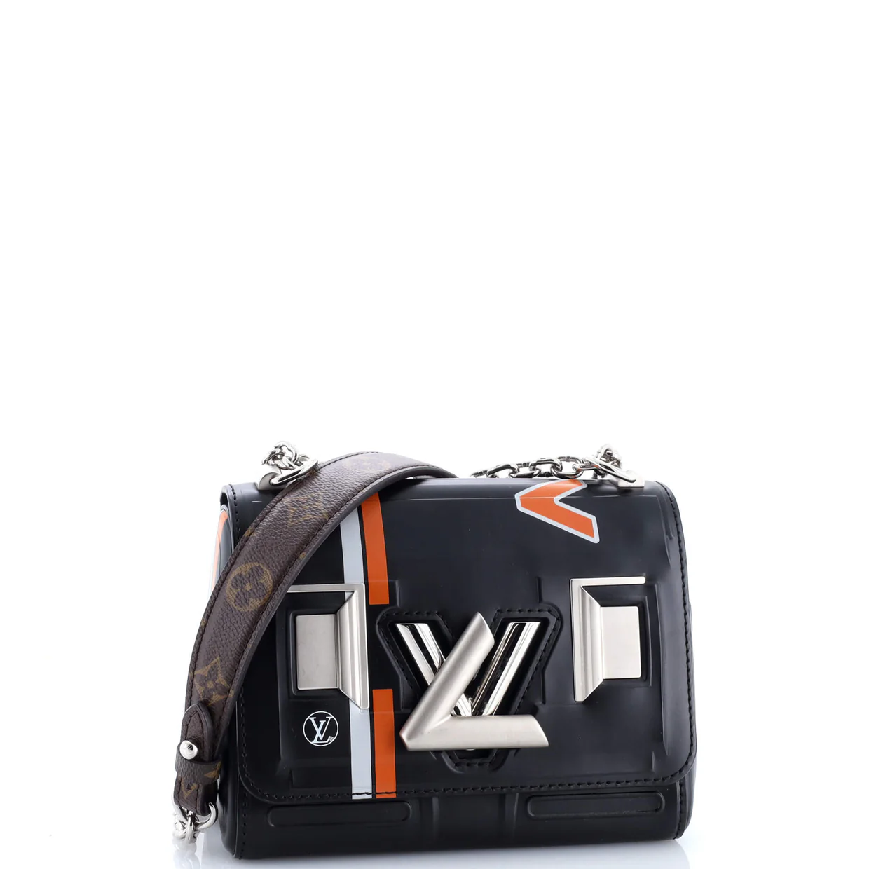 Twist Handbag Limited Edition Embossed Epi Space Leather PM - Deep Luxury