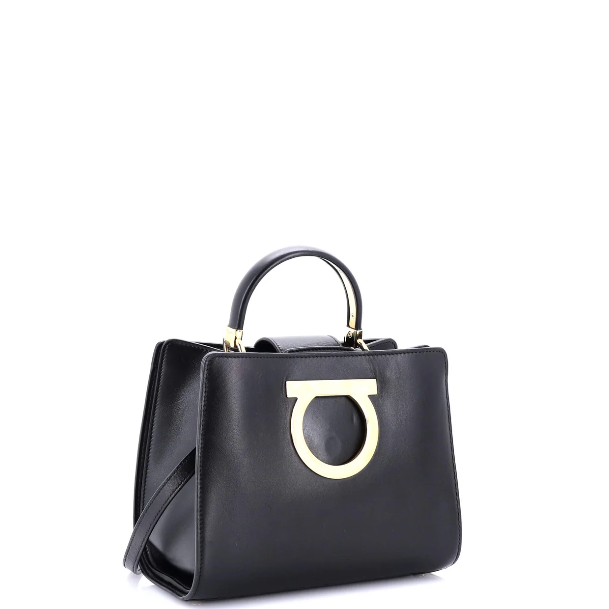 Thalia Top Handle Bag Leather - Deep Luxury