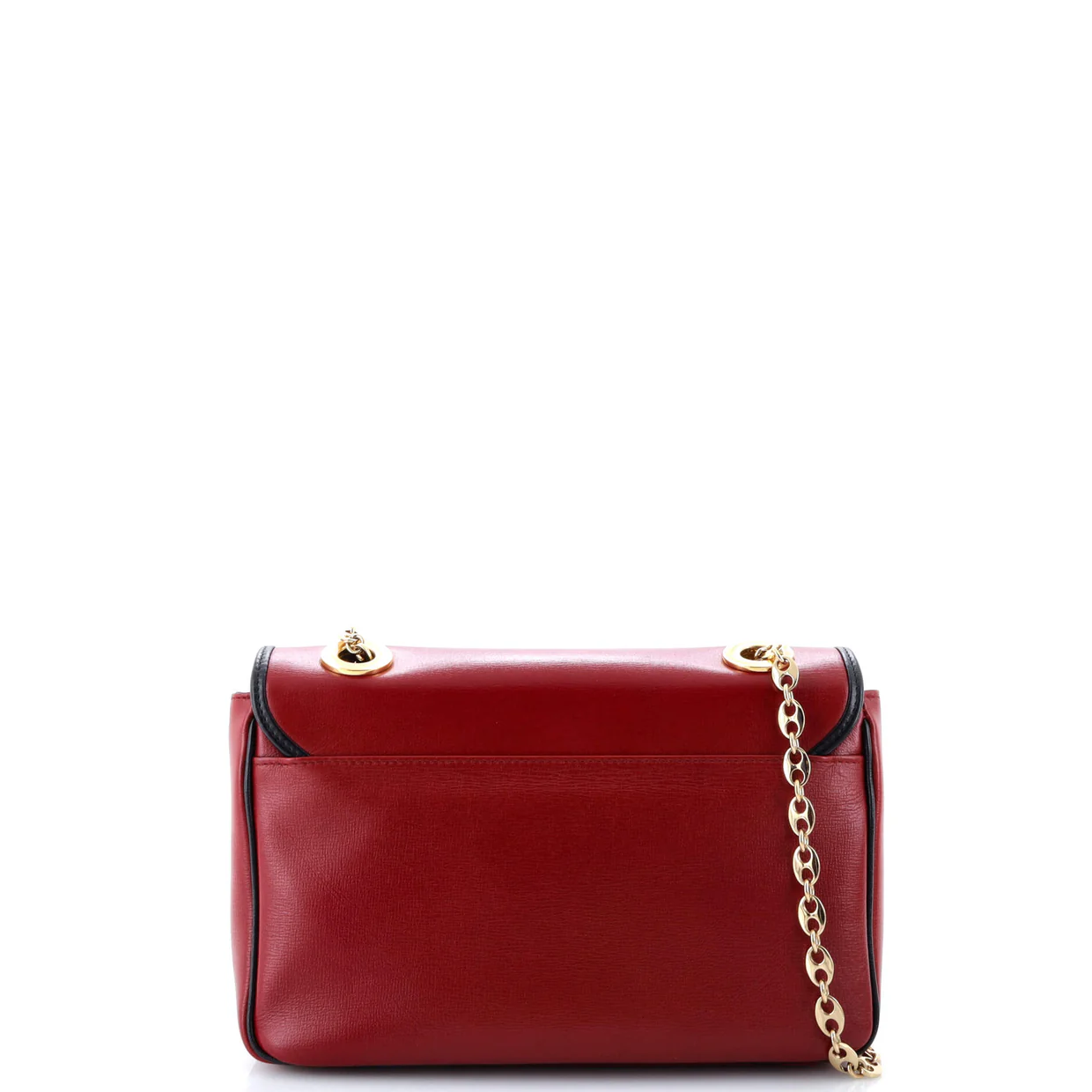 Marina Chain Flap Bag Leather Small - Deep Luxury