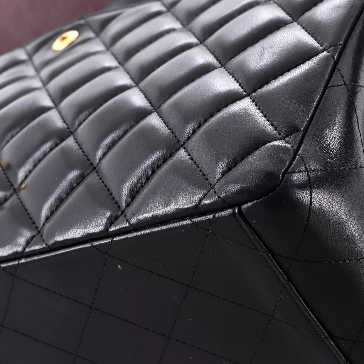 Classic Double Flap Bag Quilted Lambskin Maxi - Deep Luxury