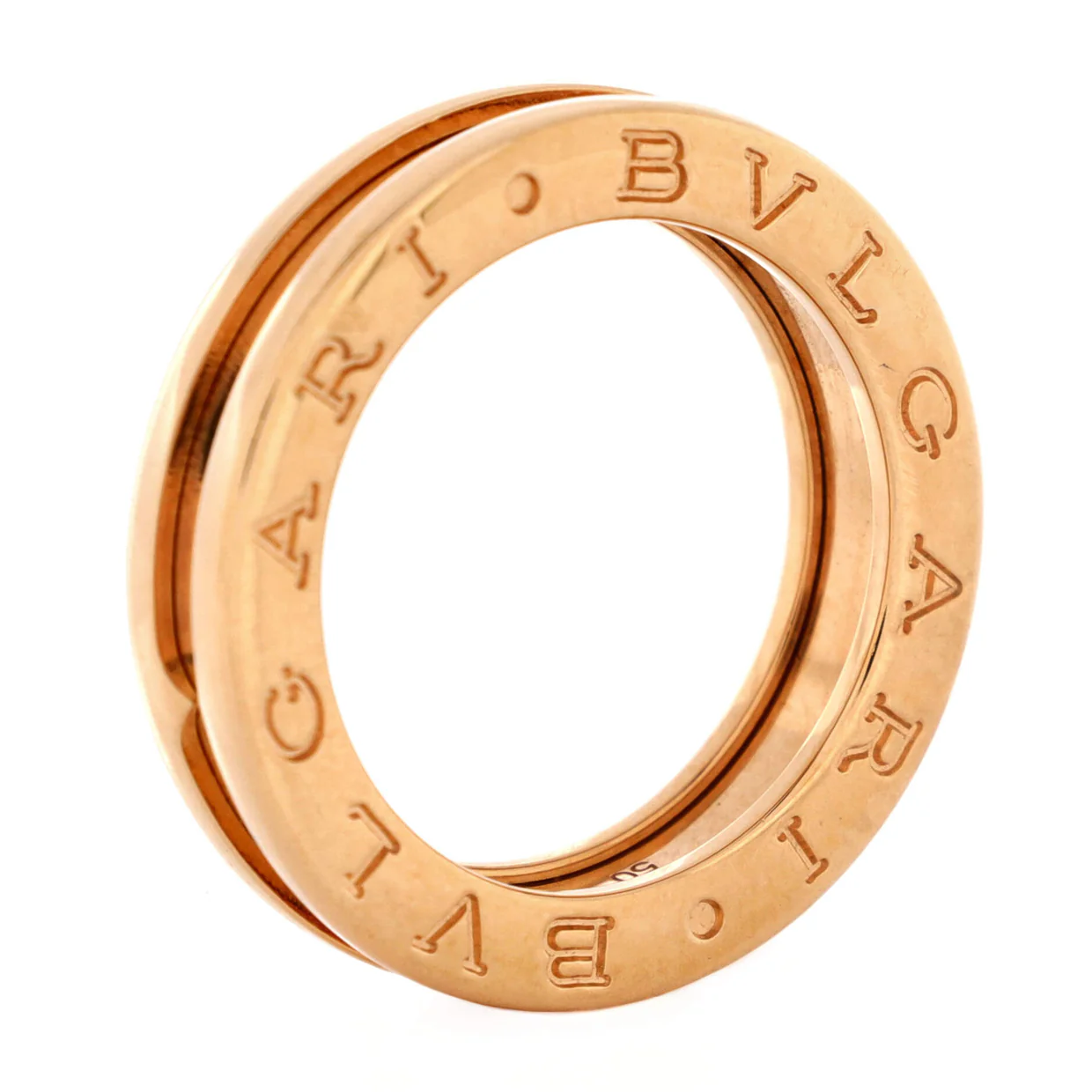 B.Zero1 One Band Ring 18K Rose Gold - Deep Luxury