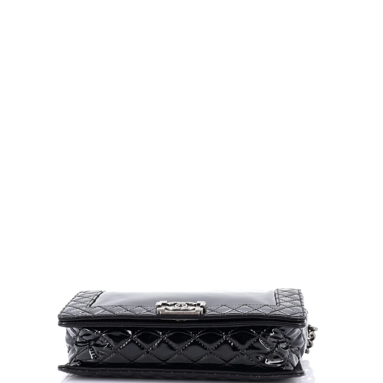 Reverso Boy Flap Bag Patent New Medium - Deep Luxury