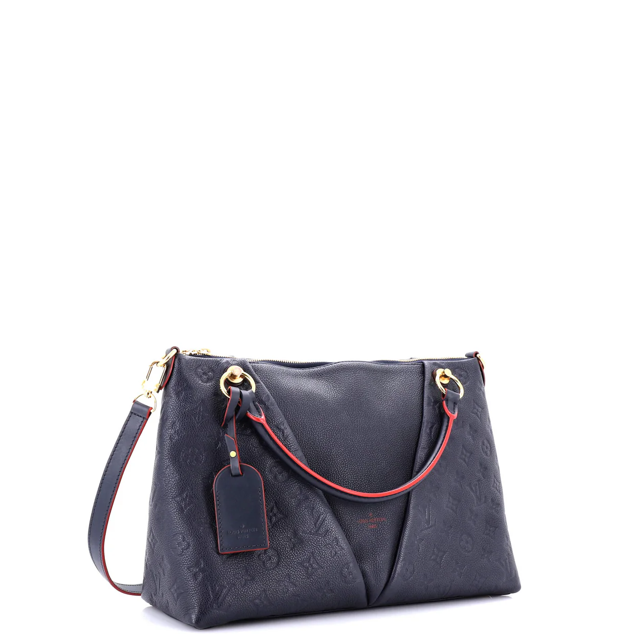 V Tote Monogram Empreinte Leather MM - Deep Luxury