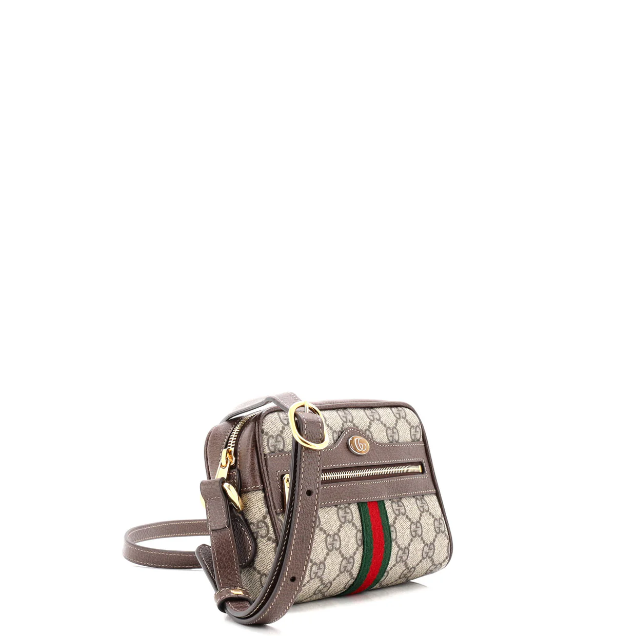 Ophidia Shoulder Bag GG Coated Canvas Mini - Deep Luxury