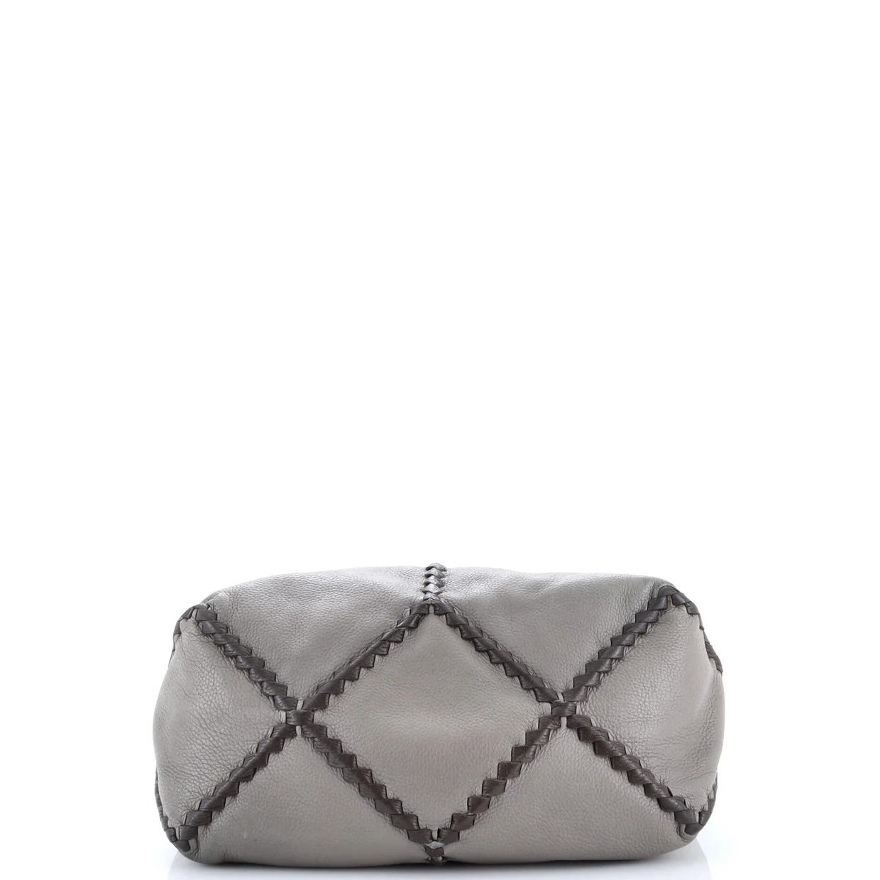 Open Hobo Cervo with Intrecciato Detail Medium - Deep Luxury