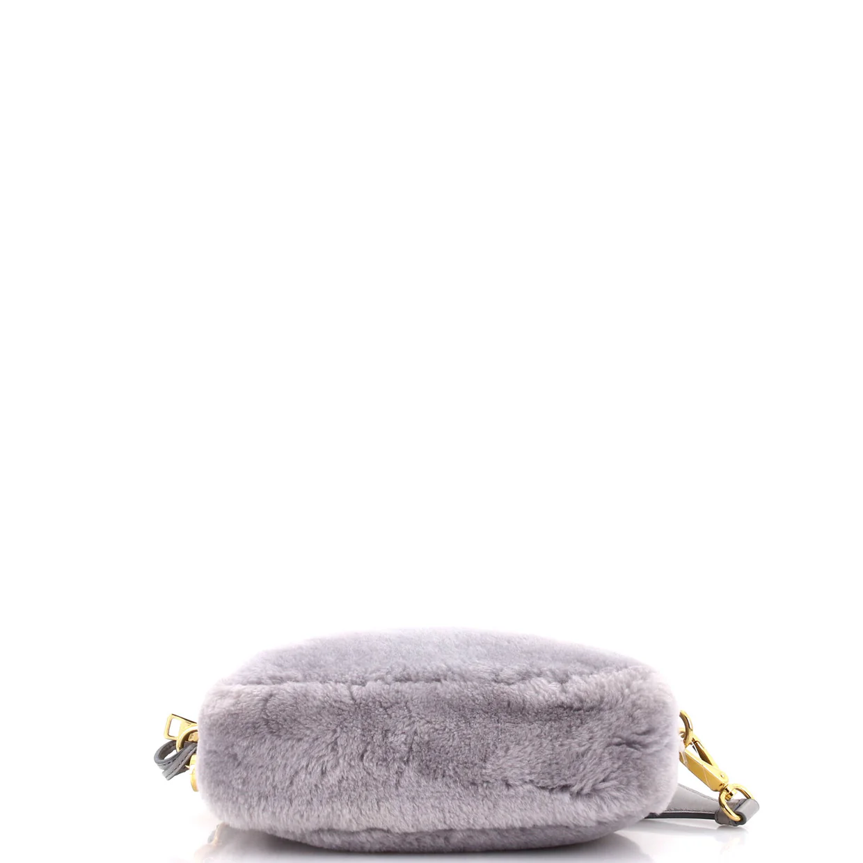 Flou Camera Crossbody Bag Shearling Small - Deep Luxury