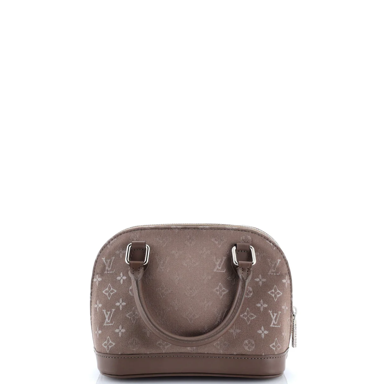 Alma Handbag Monogram Satin Mini - Deep Luxury