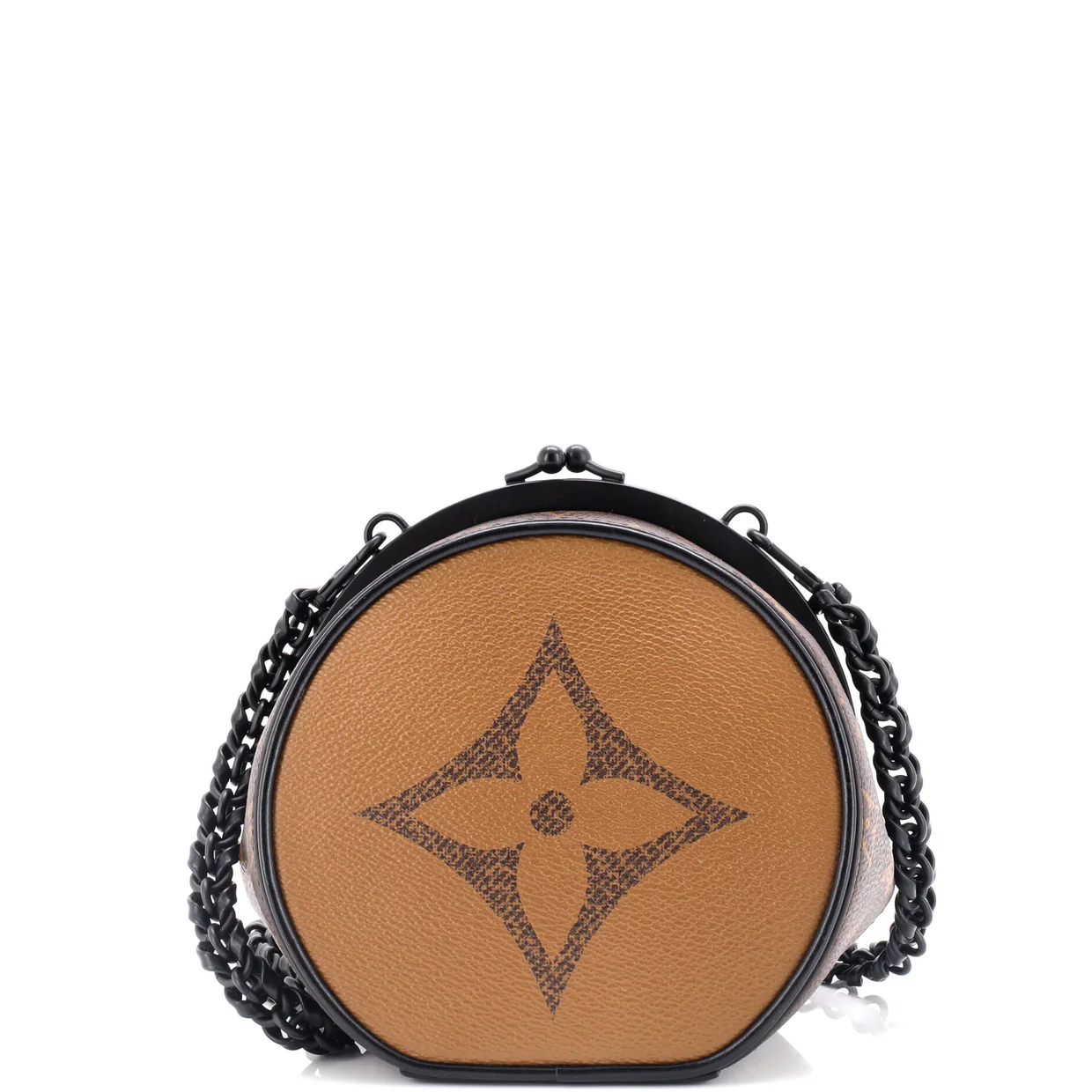 Boursicot Boite Chapeau Bag Reverse Monogram Giant - Deep Luxury