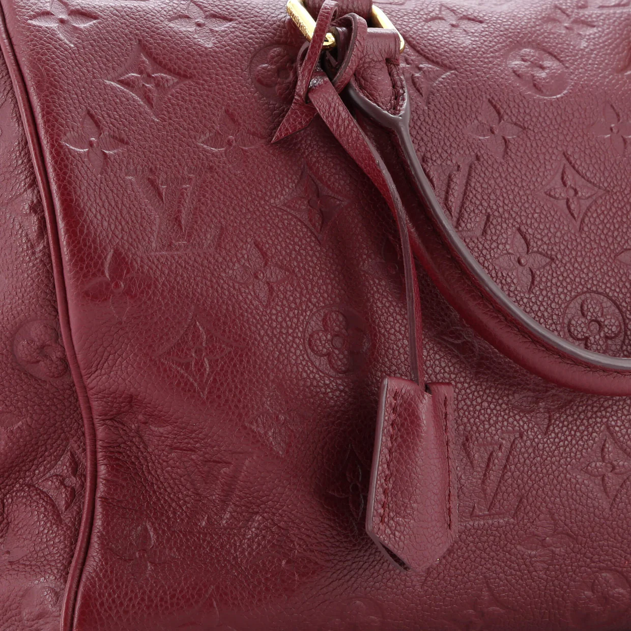 Speedy Bandouliere Bag Monogram Empreinte Leather 30 - Deep Luxury