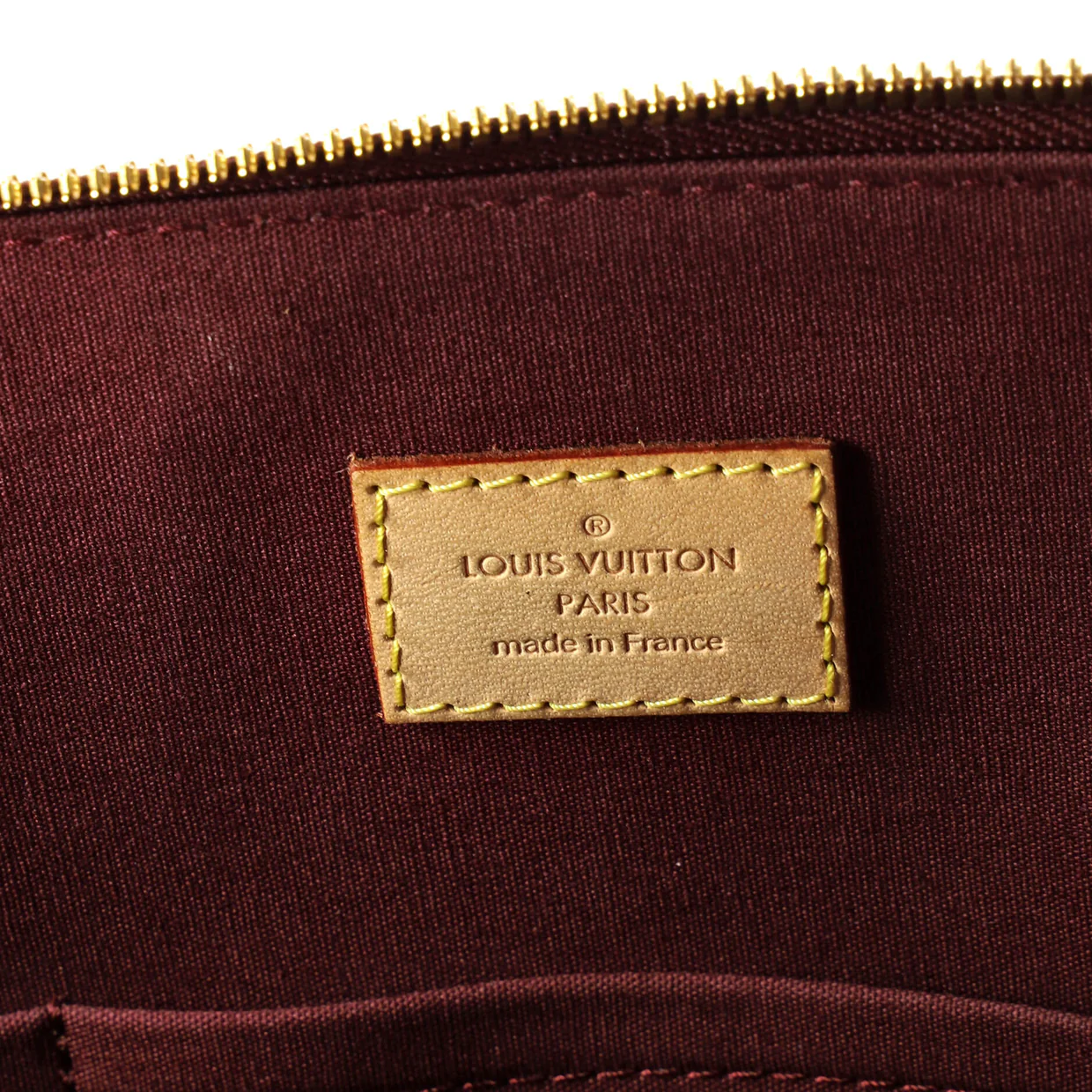 Alma Handbag Monogram Vernis GM - Deep Luxury