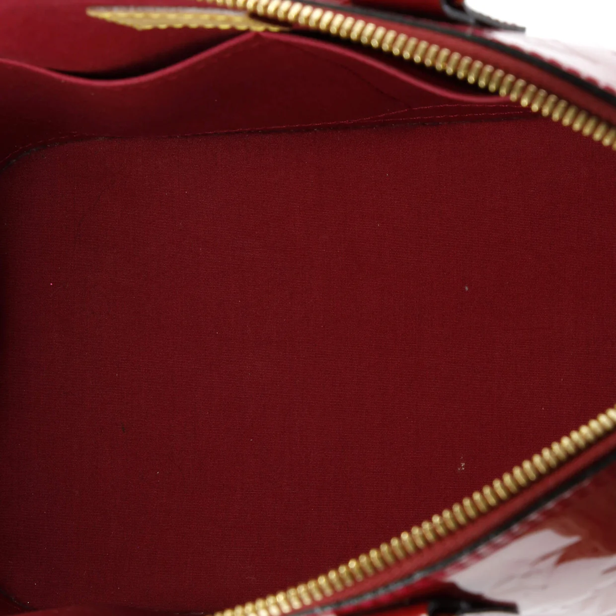 Alma Handbag Monogram Vernis PM - Deep Luxury