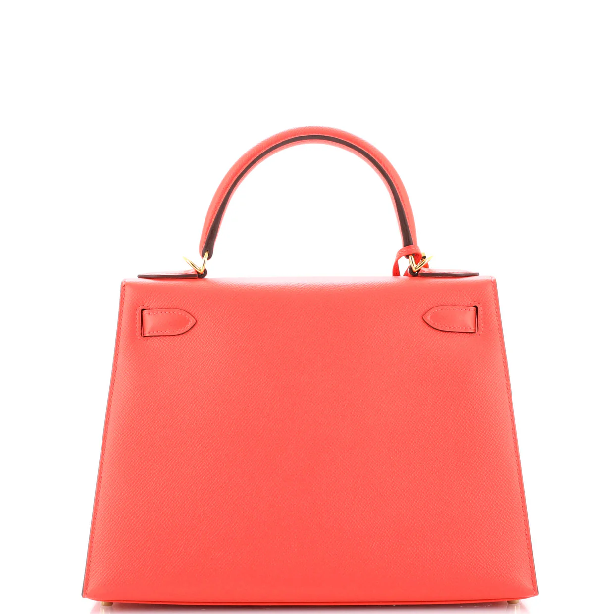 Kelly Handbag Rouge Pivoine Epsom with Gold Hardware 28 - Deep Luxury