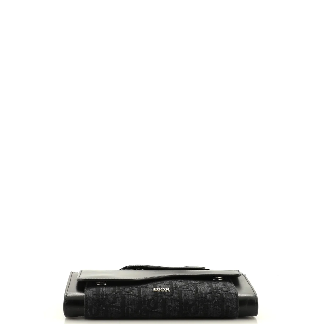 Elite Shoulder Pouch Oblique Canvas and Calfskin - Deep Luxury