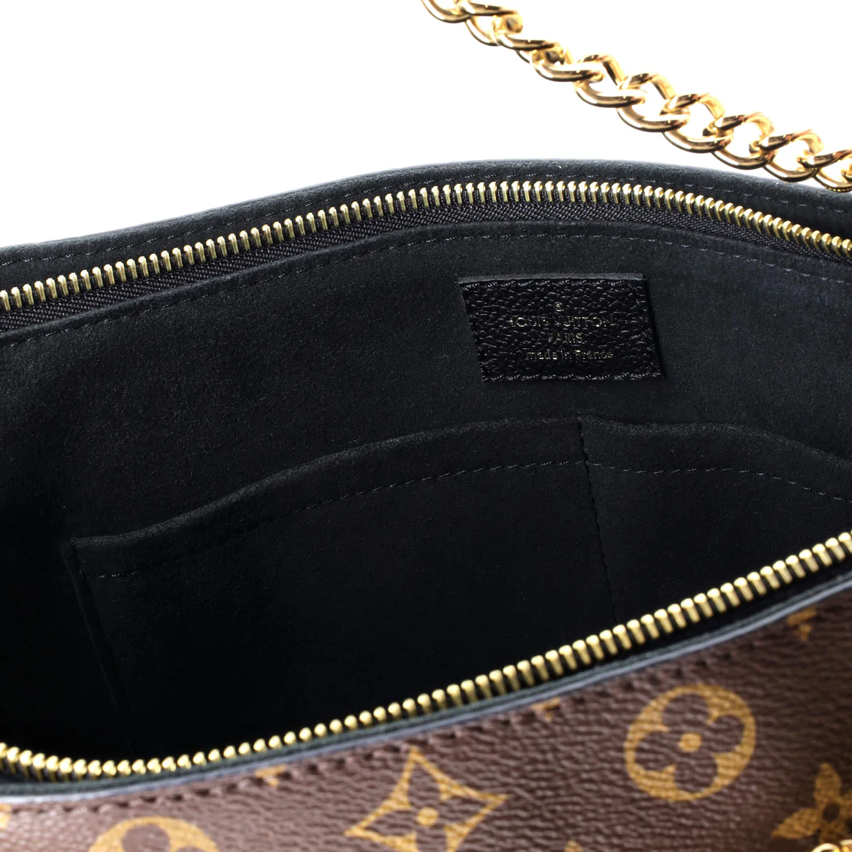 Surene Handbag Monogram Canvas with Leather MM - Deep Luxury