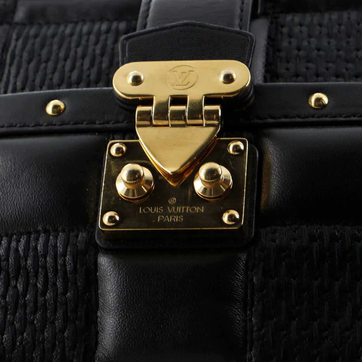 Troca Handbag Damier Quilted Lambskin PM - Deep Luxury